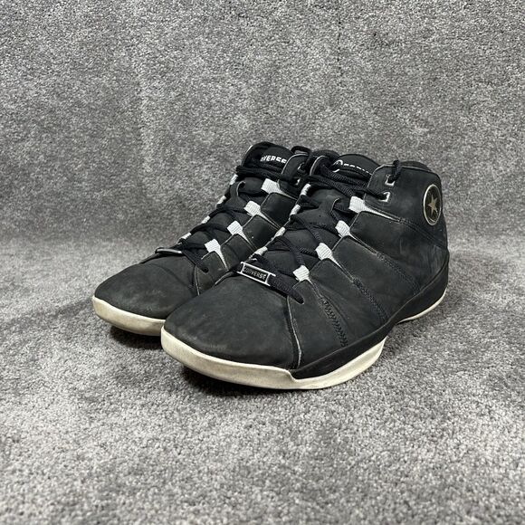 Converse Wade Slash 2008 103515 Mens Size 13 Black Hightop Basketball Shoes Used - Picture 4 of 11